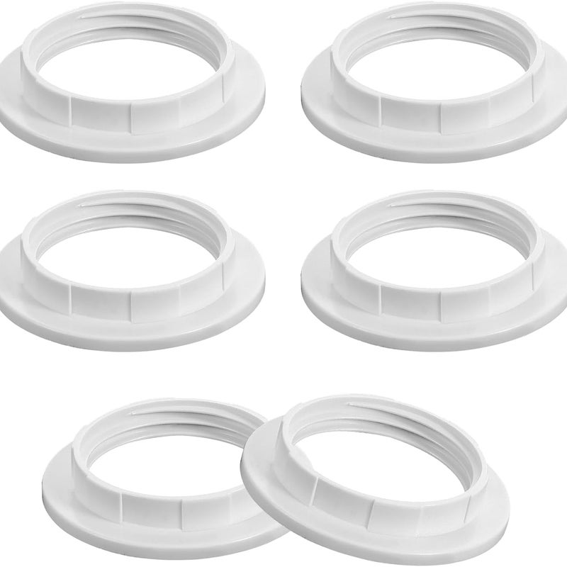 Konwertery pierścieni abażurów - 6 sztuk gwintu plastikowego