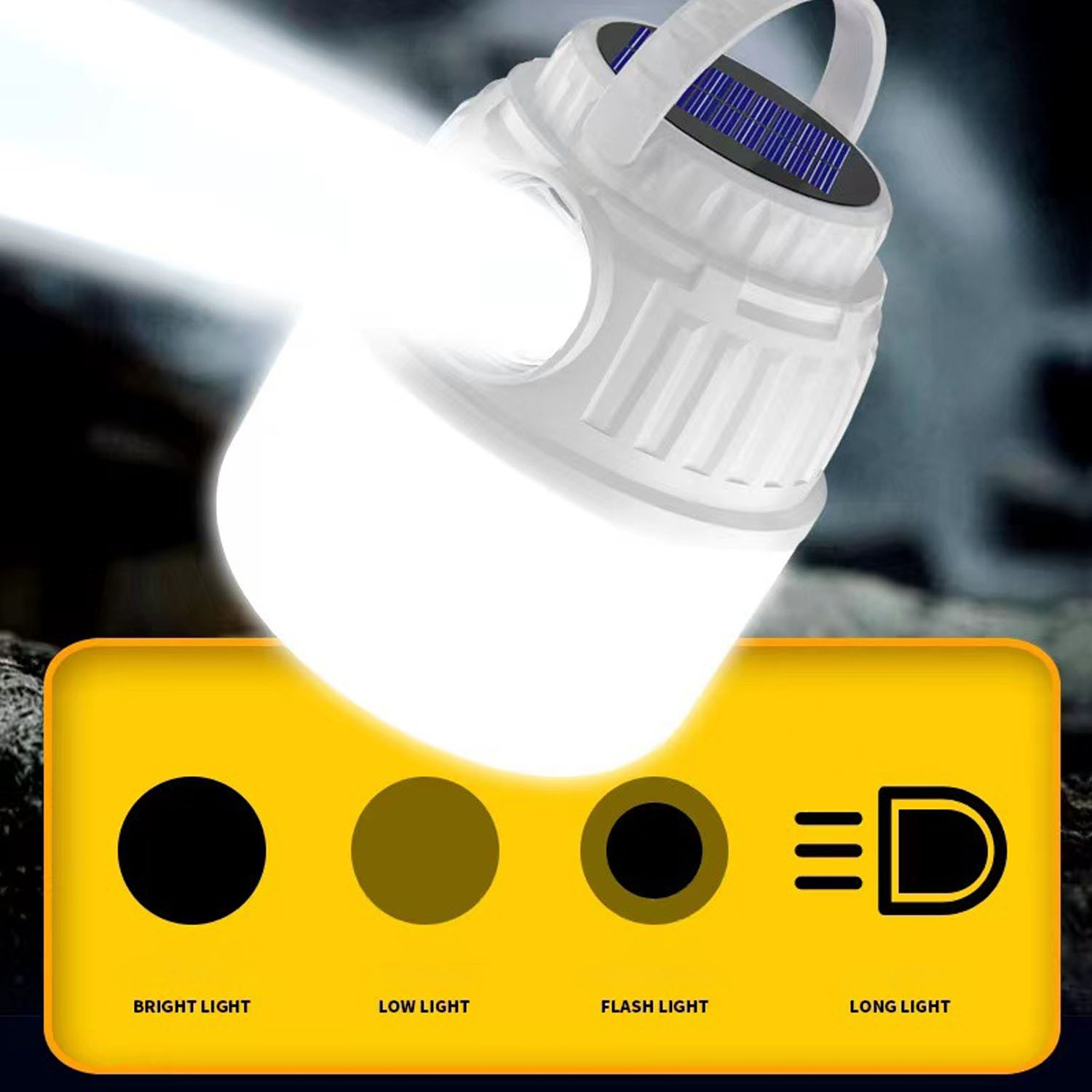 Lampada LED Ricaricabile Da Campeggio - 5 Lanterne Portatili, Impermeabili, 3 Modalità, Con Gancio, Per Tenda Ed Emergenza