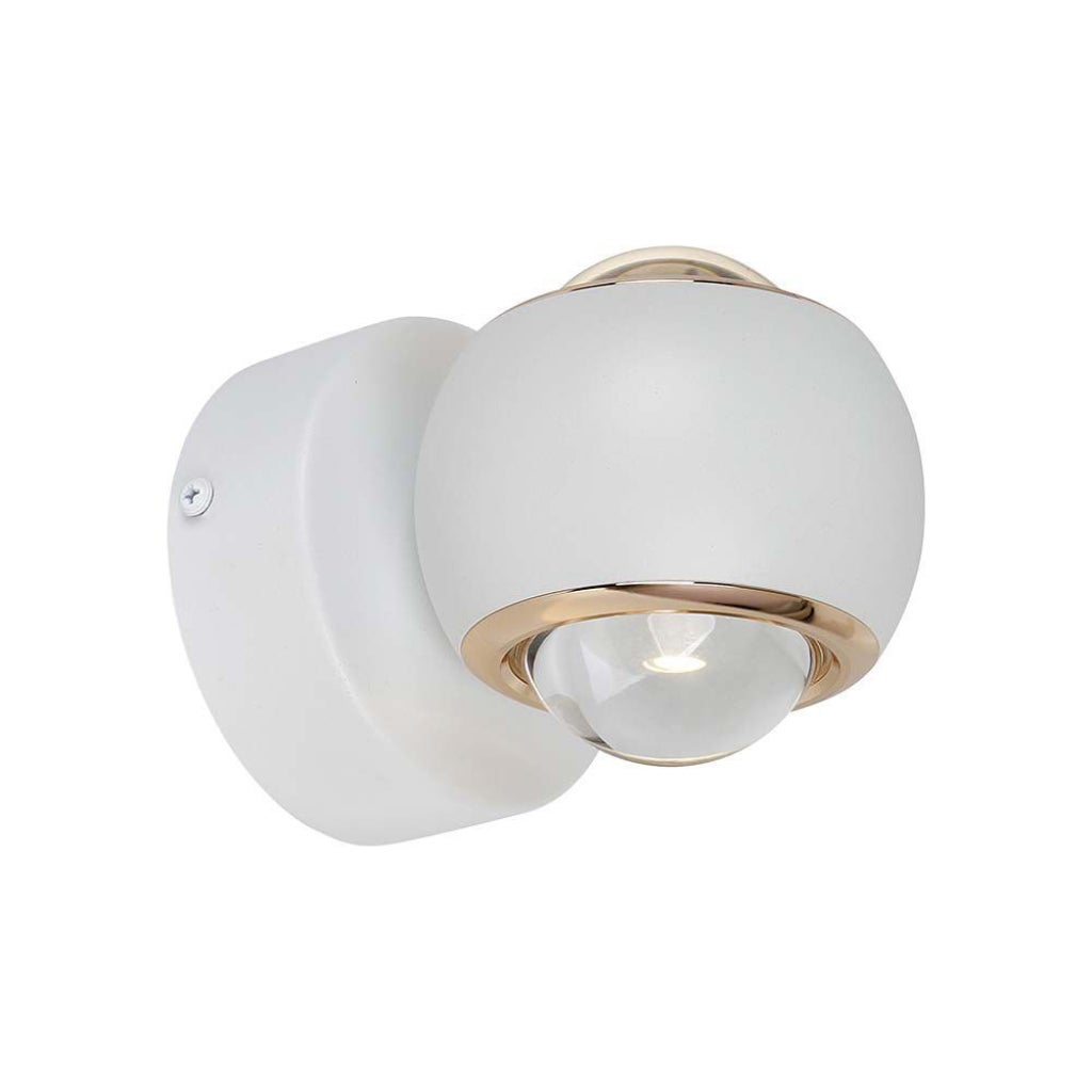 Lampa ścienna LED 10W z podwójną wiązką światła Kolor biały 3000K