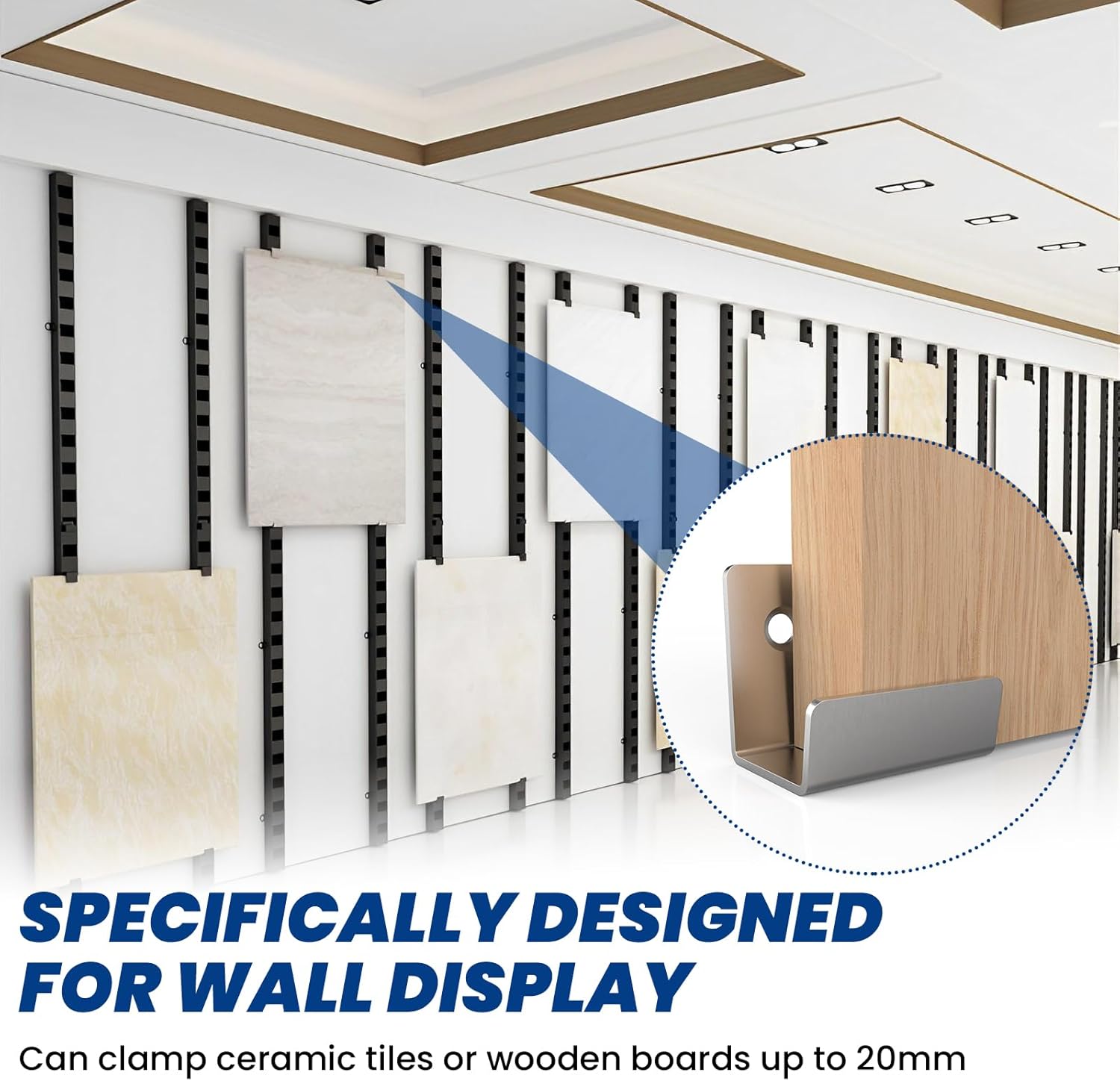Azuejos Conjunto de 5 peças de suporte de parede para azulejos, incluindo ...