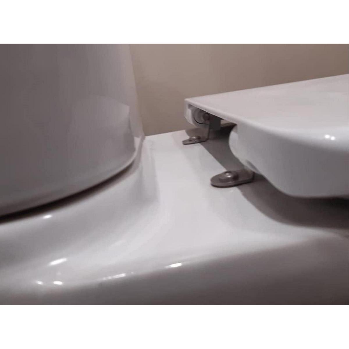 Couvercle de WC GALA Marina blanc, fixation verticale - 7