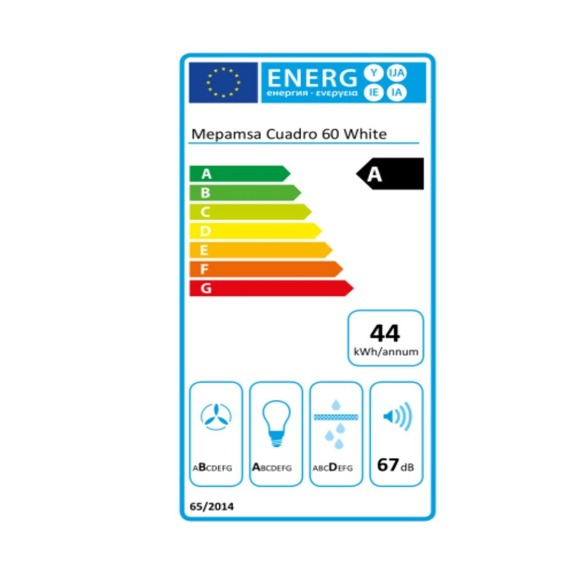 Chauffe-eau standard Mepamsa 60 cm 600 m³/h 200 W Blanc - 3