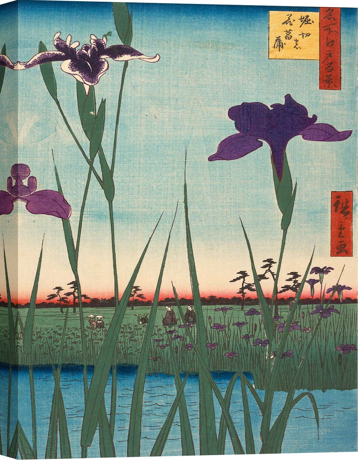 Stampa giapponese su tela e poster. Hiroshige, Naruto Whirlpools