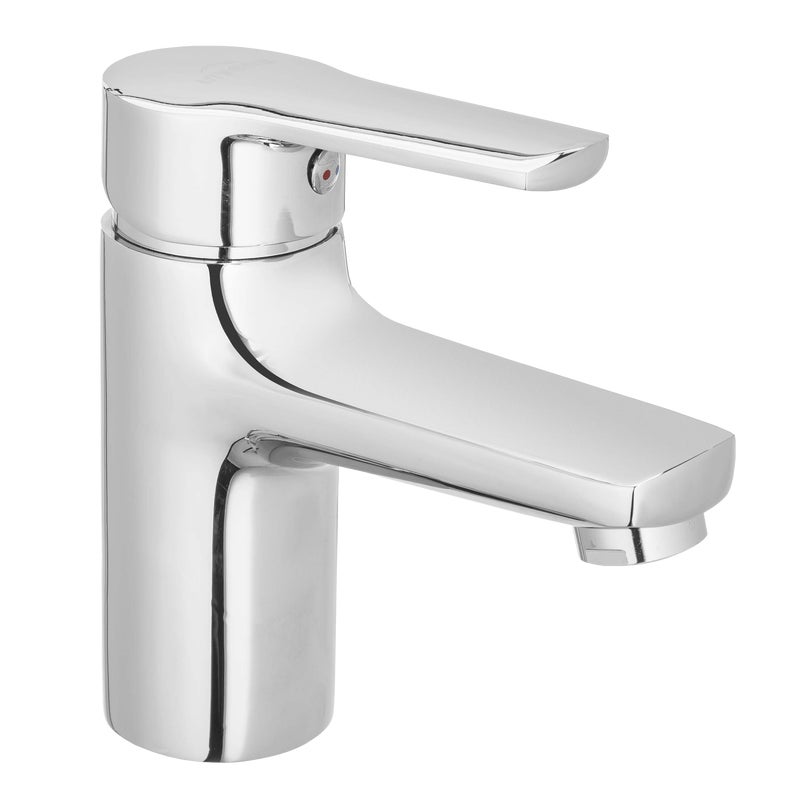 Bateria Umywalkowa Stojąca Jednouchwytowa Stała Wylewka Chrom Invena Verso