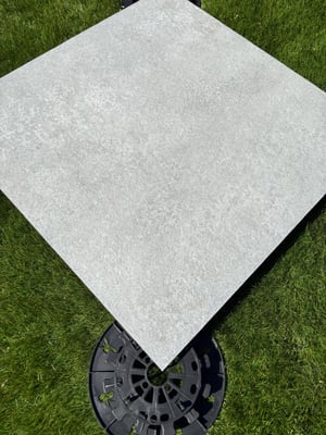 Dalle terrasse gris clair 60 x 60 cm x 2 cm