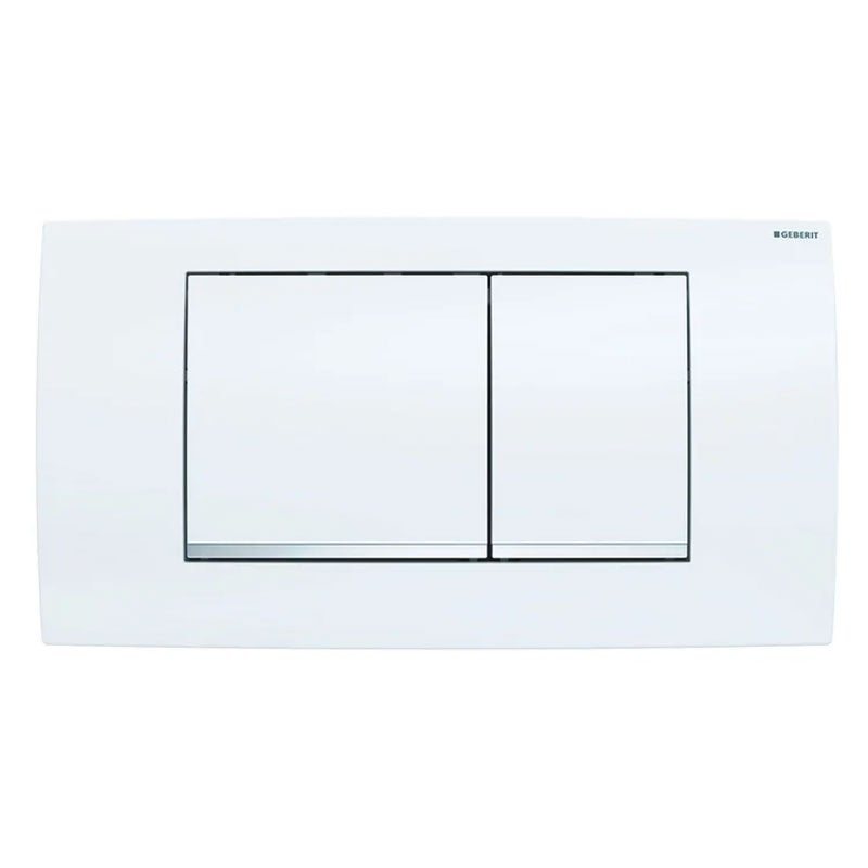 Placas de acionamento Geberit Twinline30, para descarga dupla, 115.899.KJ.1, Cor: branco - 5