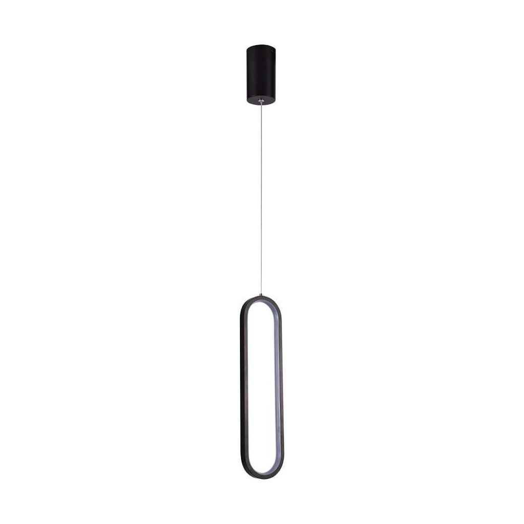 Lampa wisząca LED 13W, czarna, 10*70*153 cm, 3000K