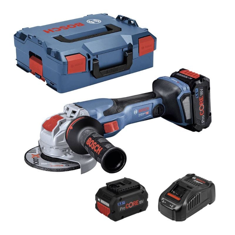 Narzędzie elektryczne Bosch GWX 18V-15 C z akumulatorem ProCORE18V i systemem X-LOCK