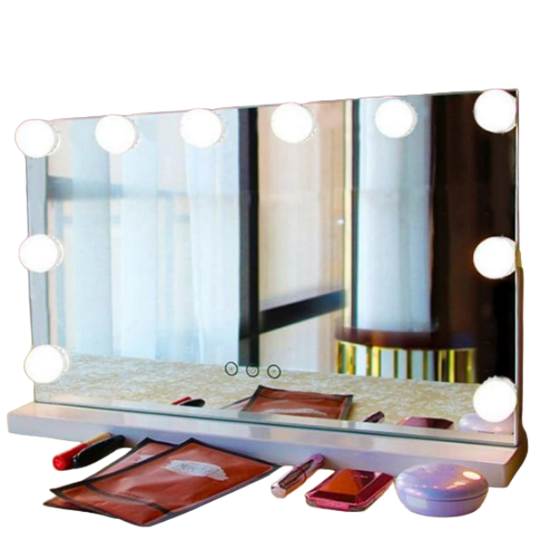 Lampki LED Garosa, oświetlenie LED do lustra do makijażu, ściemnialna żarówka, ciepłe/zimne odcienie, oświetlenie dekoracyjne do lustra