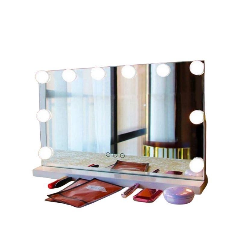 Lampki LED Garosa, oświetlenie LED do lustra do makijażu, ściemnialna żarówka, ciepłe/zimne odcienie, oświetlenie dekoracyjne do lustra