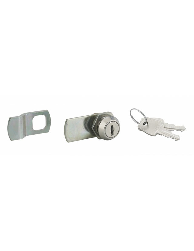 THIRARD - Batteuse avec came pour boîte aux lettres, nickel, longueur 13mm, 2 clés - THIRARD