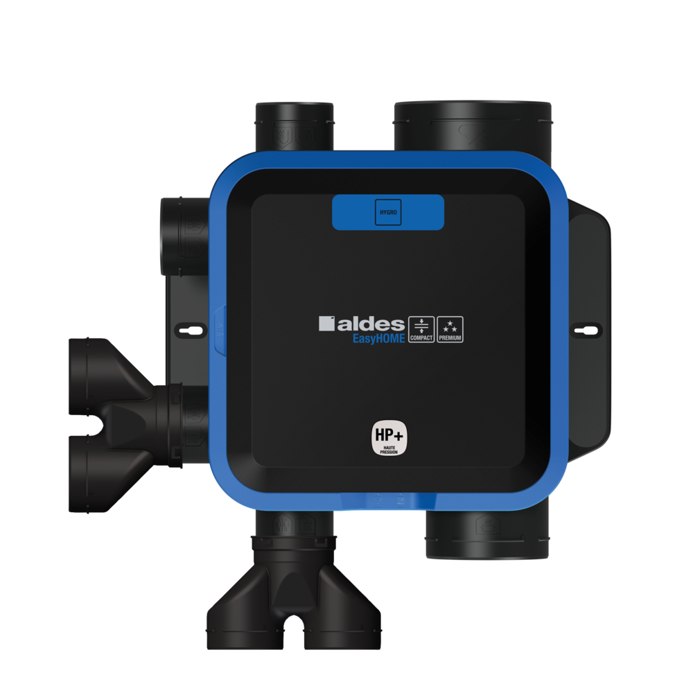 VMC simple flux hygroréglable - EasyHOME Hygro Compact Premium HP+ - 11033025 ALDES - 11033025 - 2