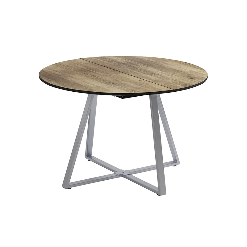 Vicco Stół jadalny Loyd, Rustykalny dąb/szary, 120 x 120 cm Możliwość rozbudowy