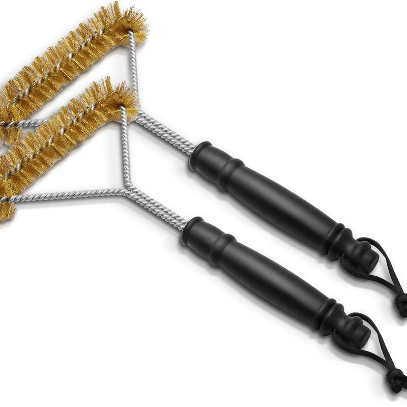 szt. szczotka do grilla 30,5 cm trójkątna szczotka do czyszczenia grilla szczotka druciana do grilla szczotka do grilla