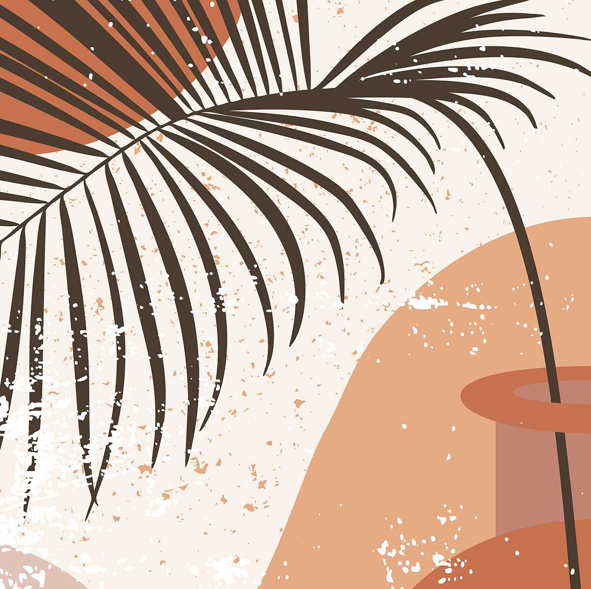 Affiche Art organique Terracotta - 40x60cm - made in France - 3