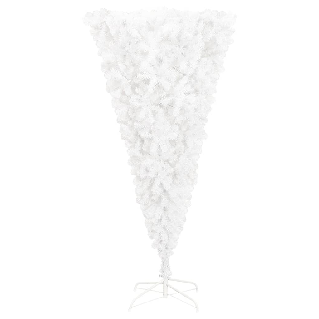 Maison Exclusive - Albero di Natale Artificiale Capovolto con Base Bianco 210 cm - 2