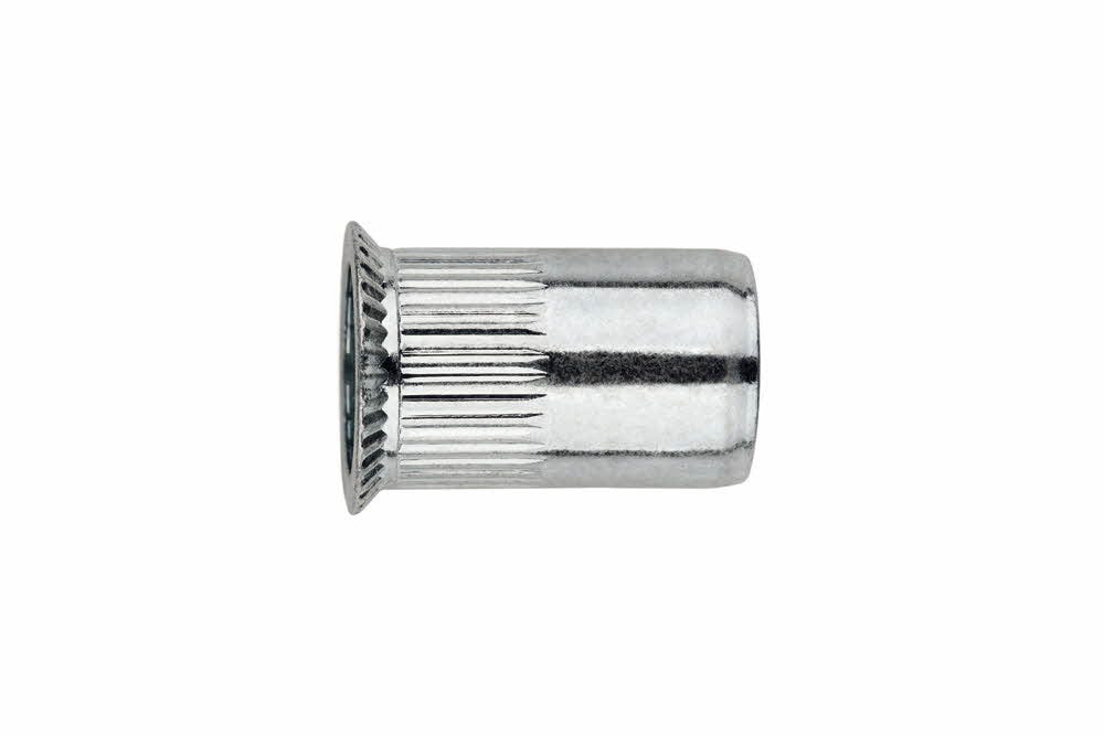 Écrous à Sertir Aluminium Fût Rond M6-1.00 - 0.5-3mm Tôle - Lot De 25