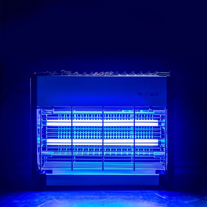 Moustiquaire électrique avec tubes UV T8 2*10W 80sqm - 6