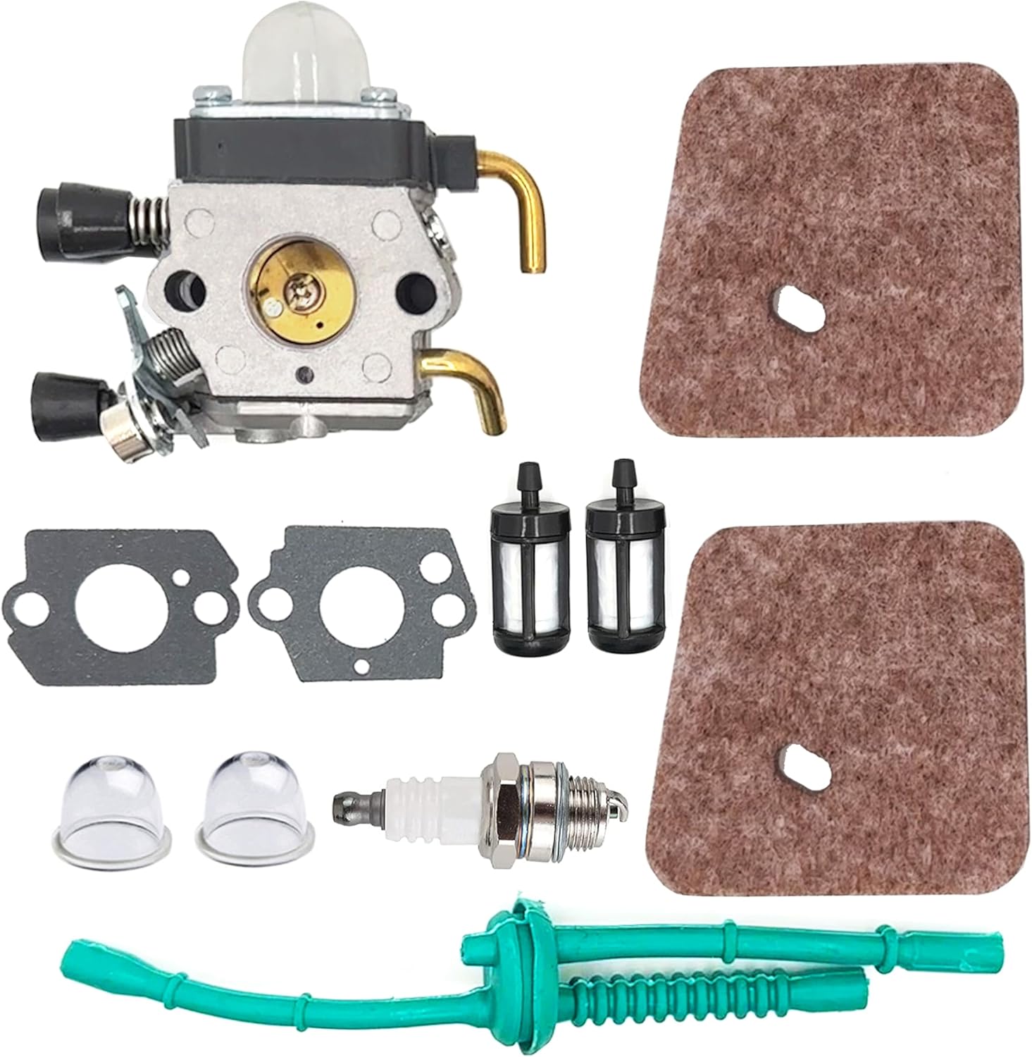Gaźnik C1Q-S97 z zestawem przewodów paliwowych i filtrem powietrza do STIHL FS38 FS45 FS46 FS55 KM55 HL45 FS45L FS45C FS46C FS55C FS55R FS55RC Kosa