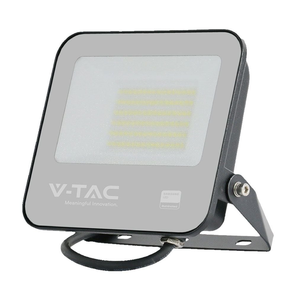 Naświetlacz LED 50W SMD SAMSUNG Cable 1m Czarny Cristal Mate Szary 6500K 4270lm