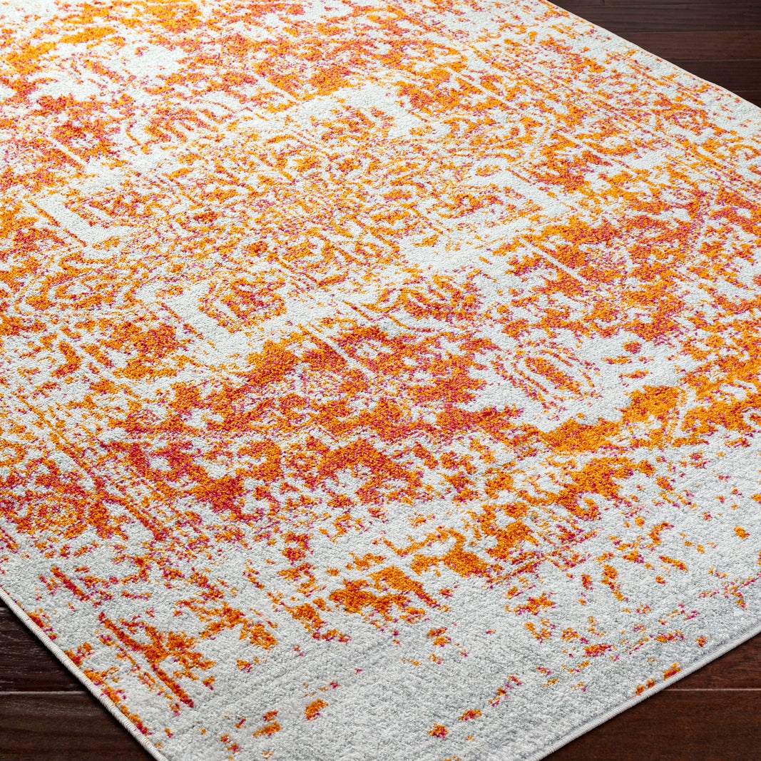 LIVABLISS Tapis Vintage Oriental Orange/Blanc 120x170 cm Juliette - 6