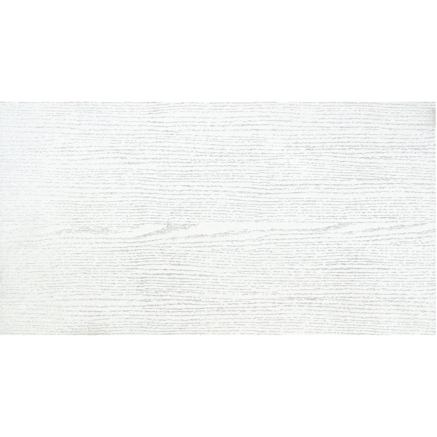Sarmog Meuble colonne avec porte miroir 43x29x190 cm Blanc flammé Collection Quadrant - 4