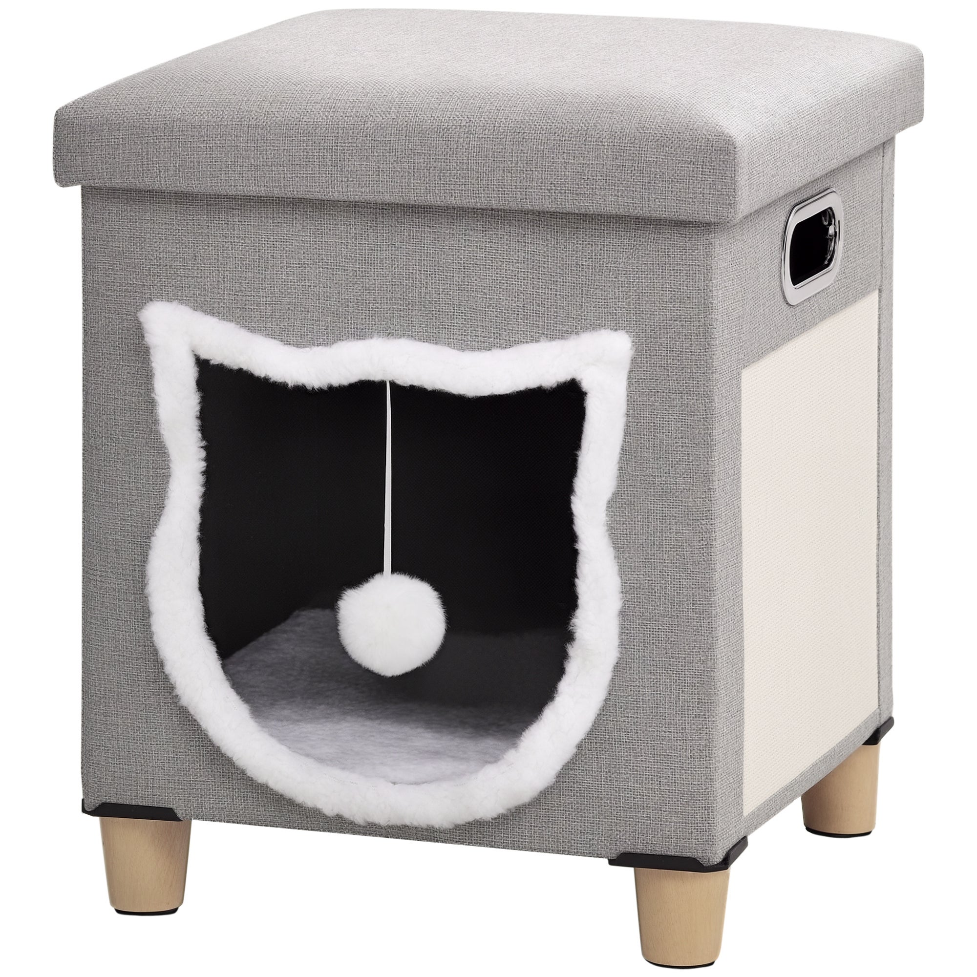 Niche Pour Chat D'Extérieur Chauffée - Grande Taille, Isolée, Étanche Avec Coussin Chauffant | Pour Chats Errants, Multi-Chats - 4
