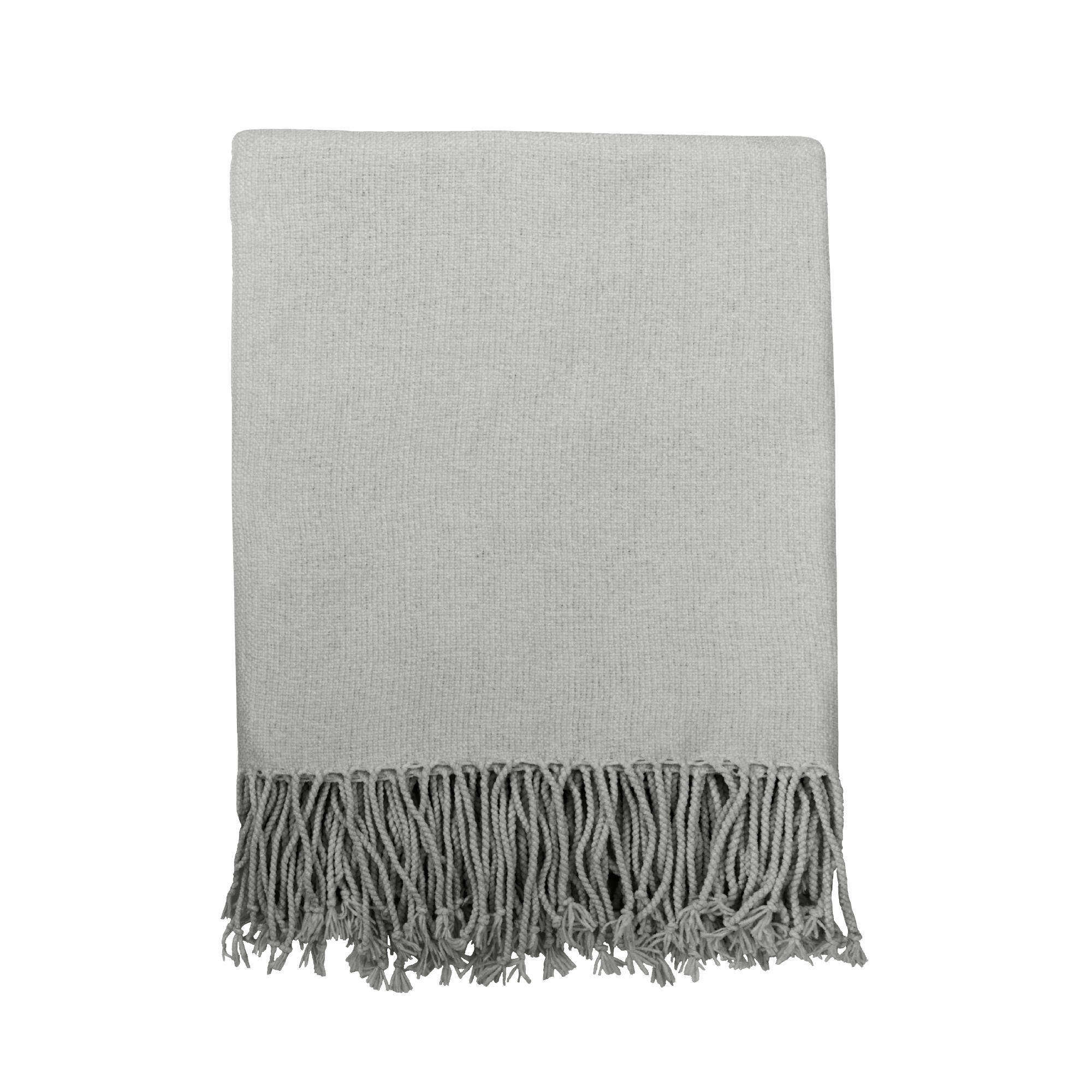 Plaid MOANIA - 170 x 130 - Gris - Polyester - INSPIRE - 5