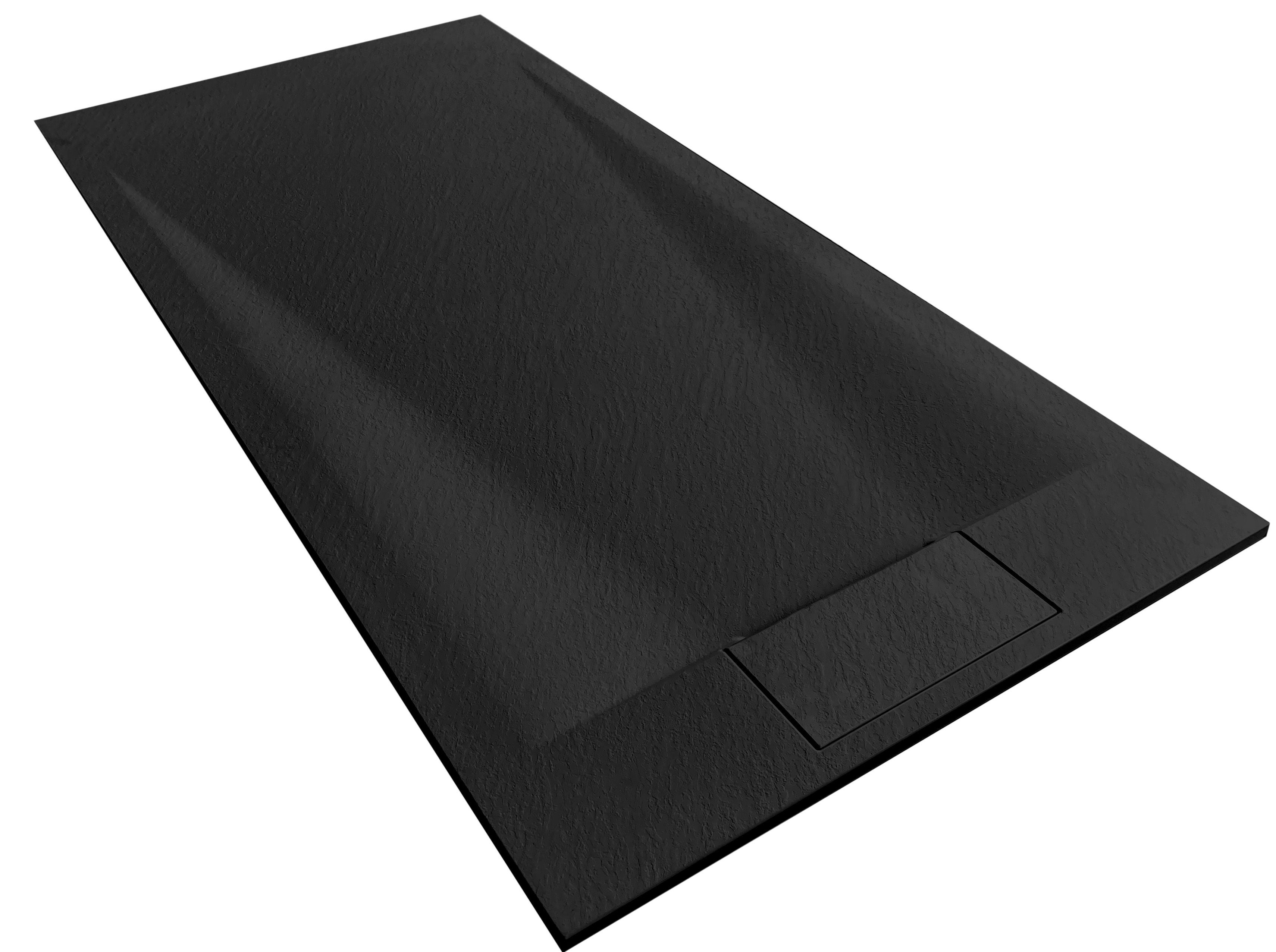 Brodzik Do Kabiny Prysznicowej Rea Bazalt Czarny 120 X 80 - 5