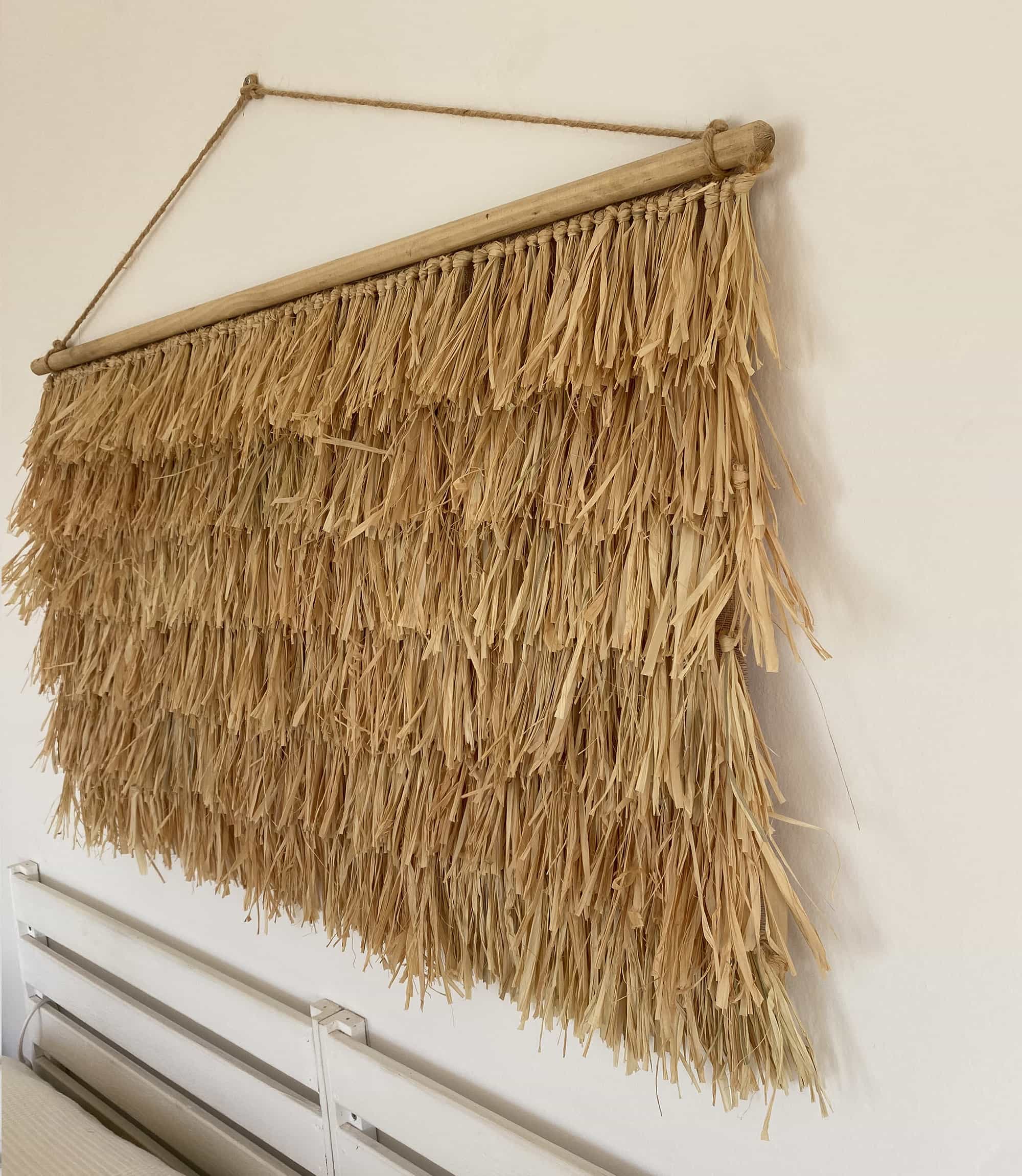 Décoration murale avec franges en raphia - BALI 110 cm - 4