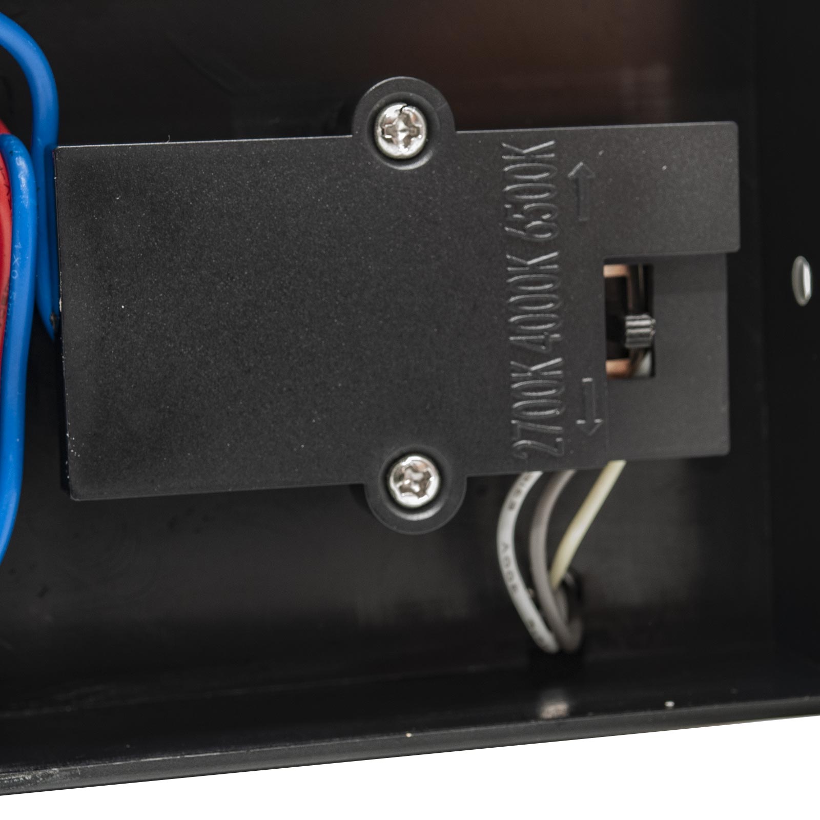 Applique murale extérieure avec capteur LED CCT SWITCH 10W étanche IP54 applique murale jardin entrée garage parking COULEUR NOIR - 8