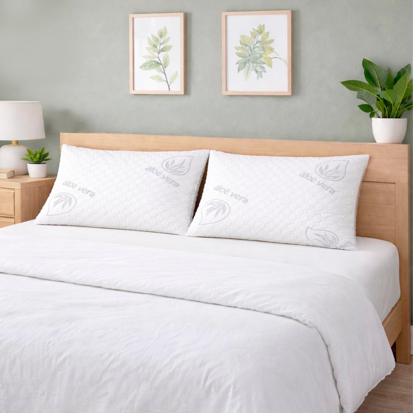 Almohada de Copos Viscoelásticos, Tejido Strech de Aloe Vera- 135 cm - 3