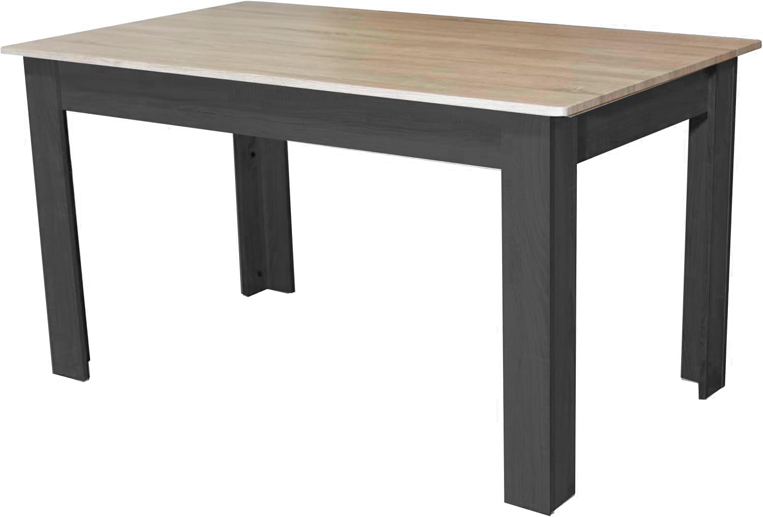 IC International Concepts Mesa De Comedor Cuadrada De Madera Maciza De