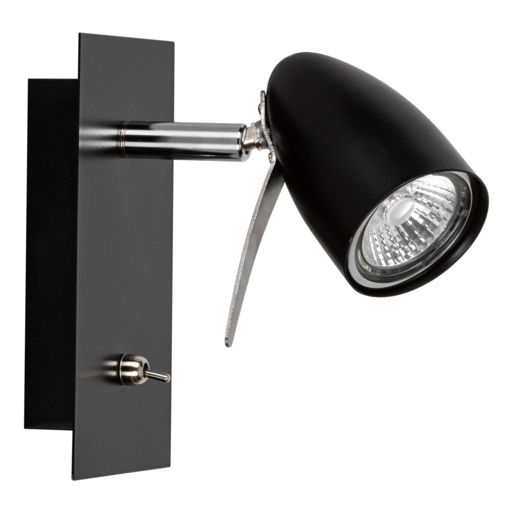 Aplique De Pared Trio Wanda – 1xGU10, Metal Bronce Mate, Flexible, Interruptor Incorporado, IP20, 23.5cm (Sin Bombilla) – FLEXConnect