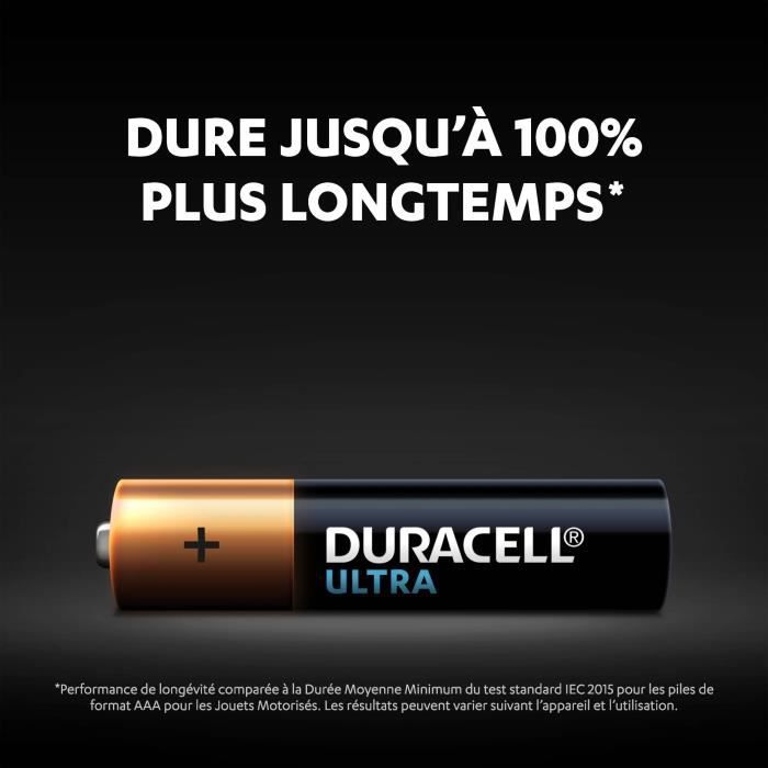 Pile Duracell Ultra Power AAA BPH8 Dclick m. Powercheck - 3