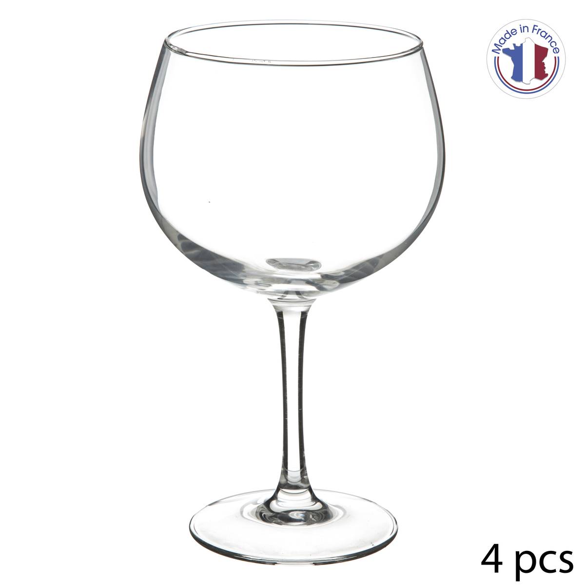 Secret De Gourmet - Set Da 6 Bicchieri Da Acqua Lina, Capacità 54 Cl - Misure: 8,9 X 8,9 X 23,4 Cm
