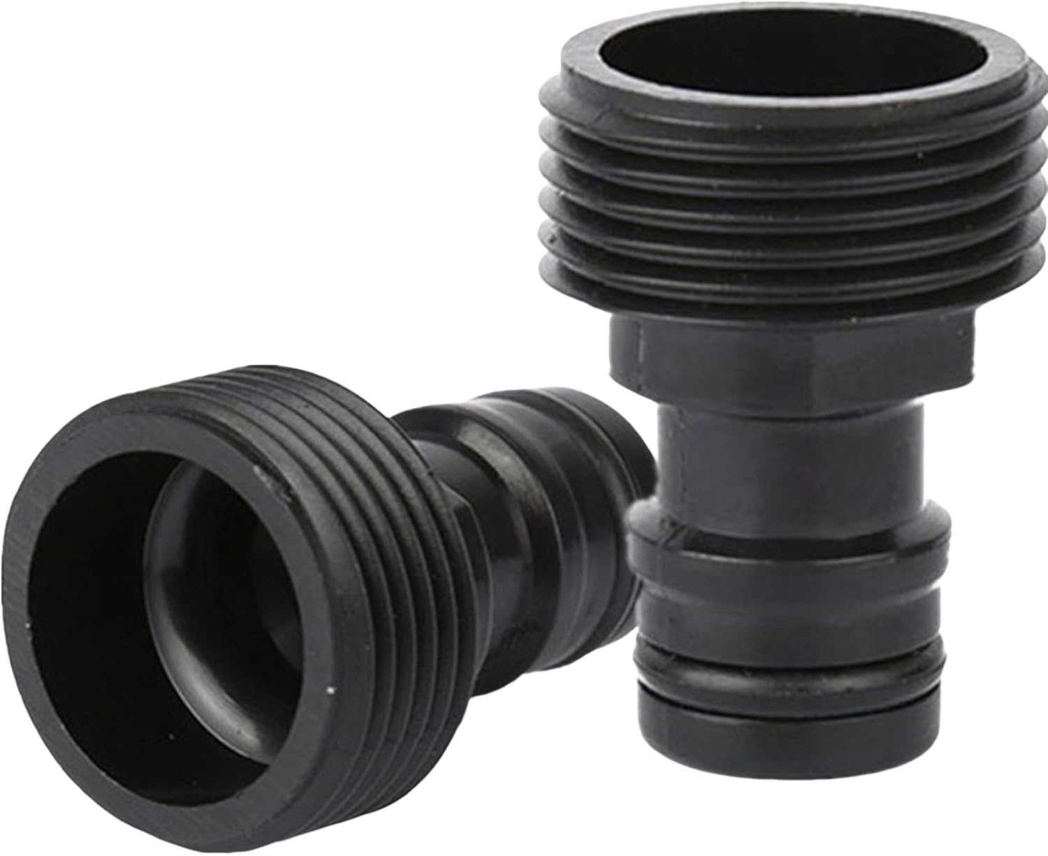 Złącze do kranu ogrodowego, złącze do węża ogrodowego 3/4 cala, adapter do kranu gwintowanego (opakowanie 2 szt.)