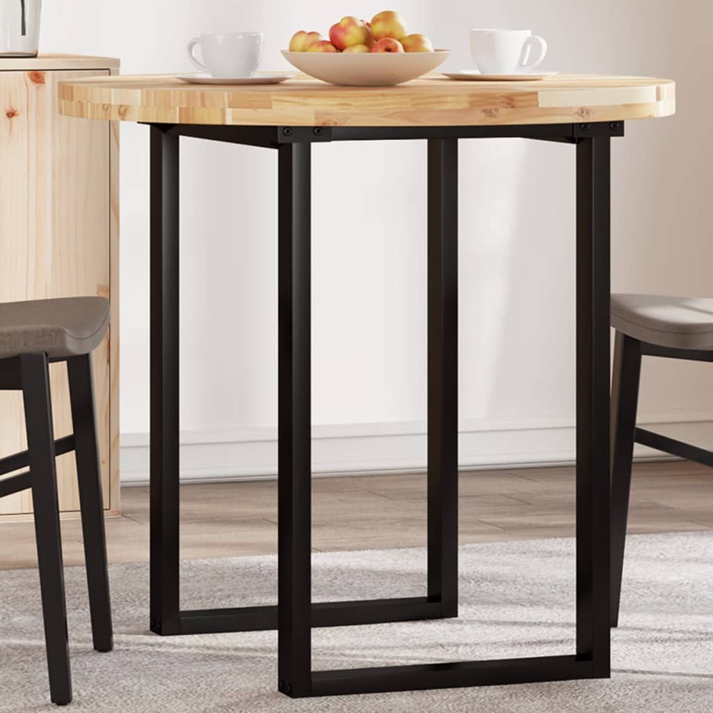 Vidaxl tablero de mesa redondo madera maciza de acacia ø80x4 cm