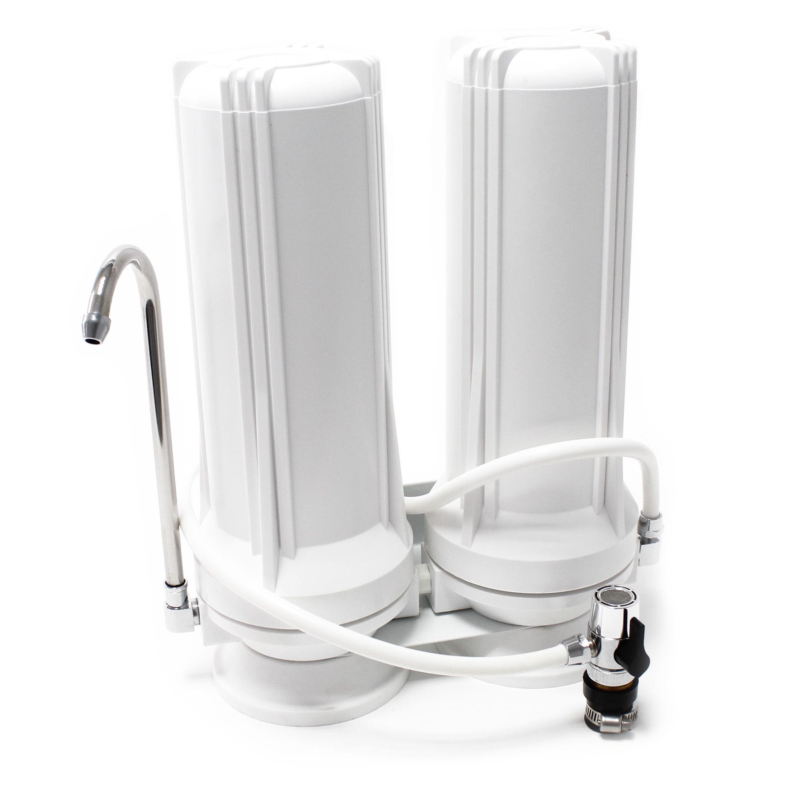 TR202 Counter Top filtro de agua 2-etapas con cartuchos filtrantes 5µ ...