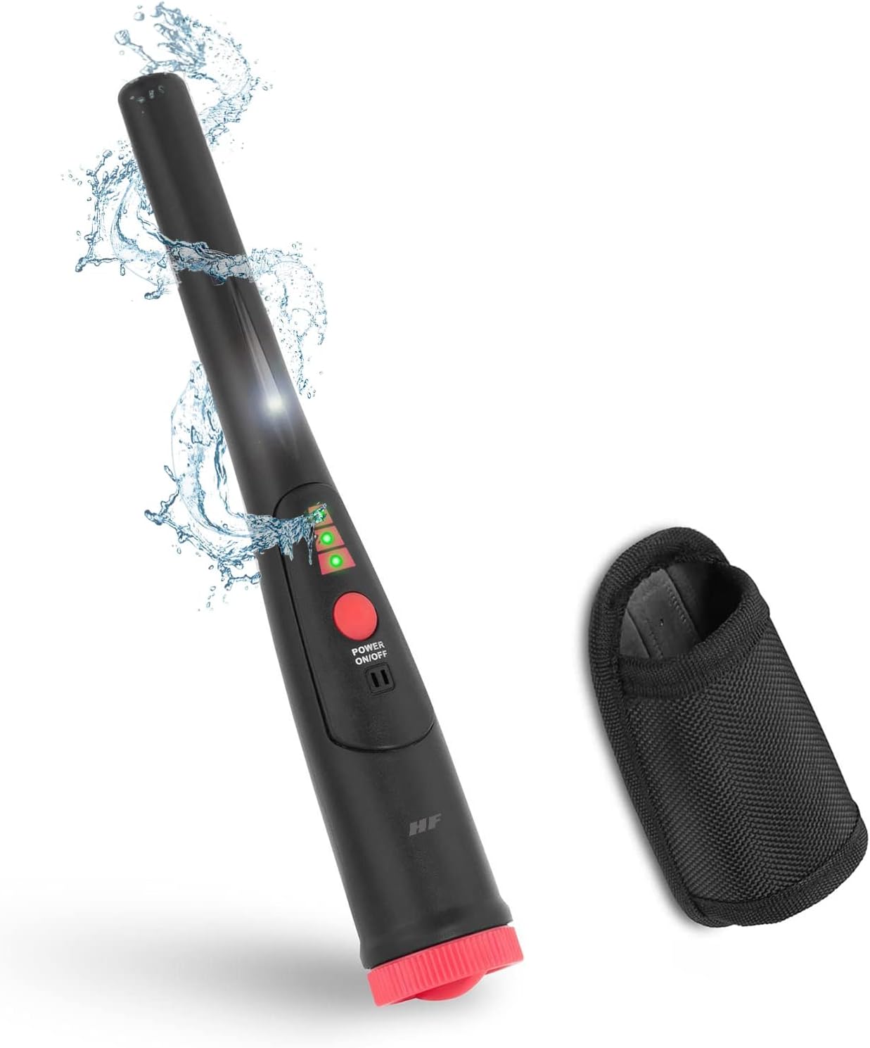 Detecteur De Metaux Enfant Détecteur De Métaux Portable étanche à 360° Avec Pointeur à Broche Haute Sensibilité Avec Ceinture De Batterie Et étui Portable Pour Adultes Et Enfants Pointeur Laser