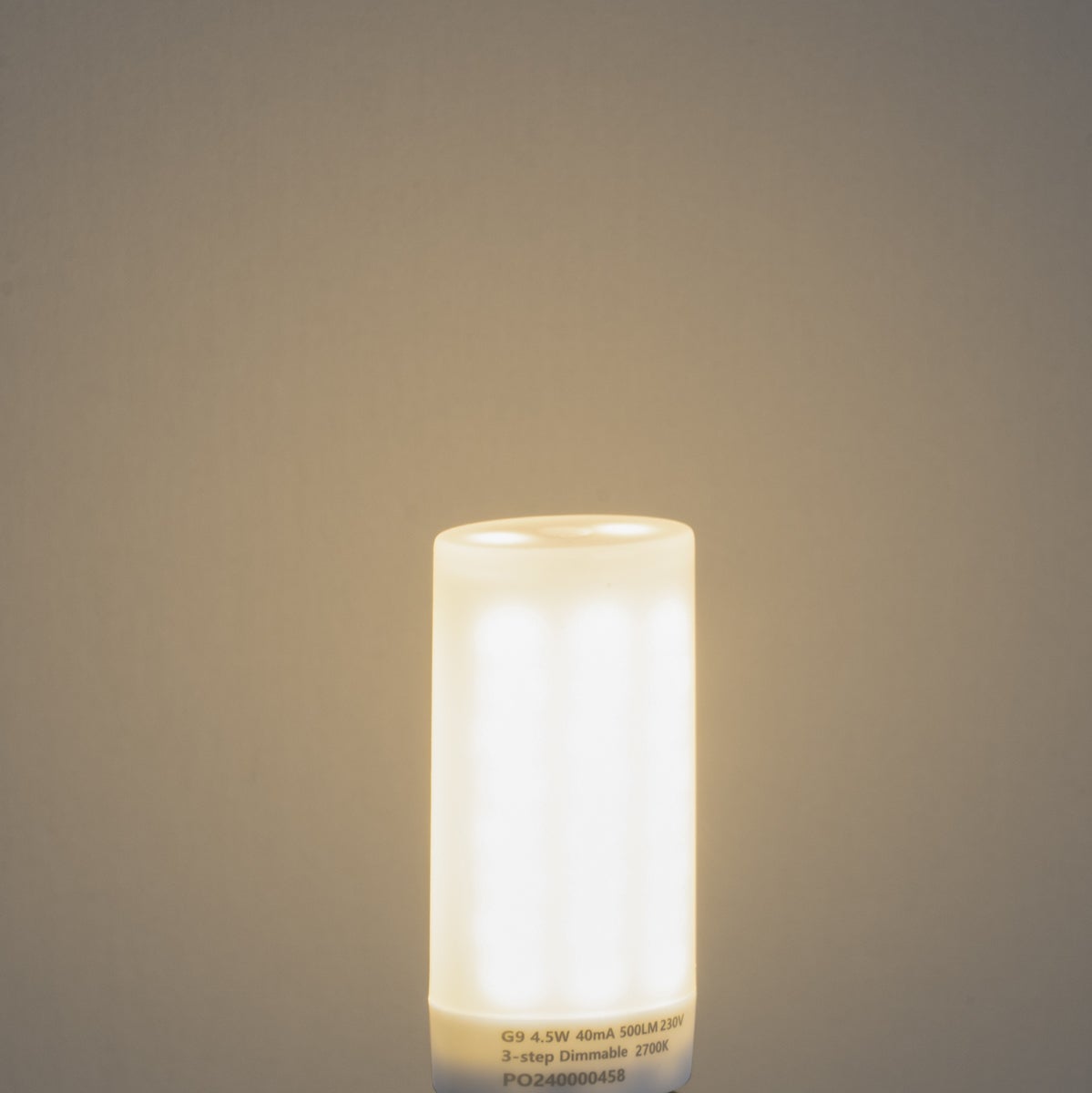 Ampoule LED G9 à gradation 3&nbsp;niveaux opale 4,5W 500LM 2700K - 7