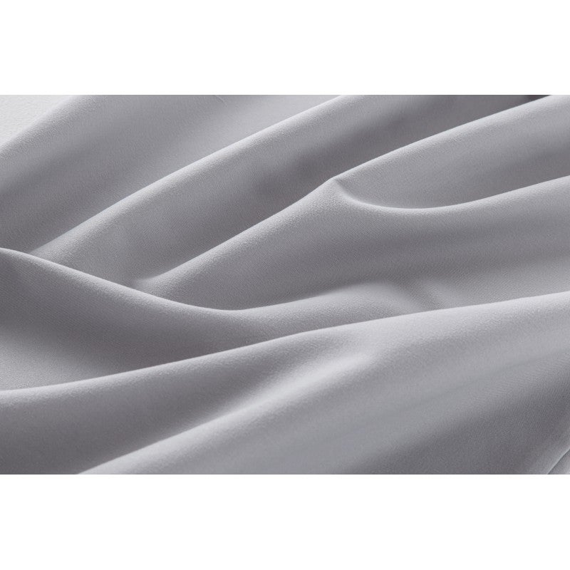 Sábana Bajera Ajustable 90 x 190/200 cm de Microfibra Cepillada Extra Suave Gris claro TODOCAMA - 3