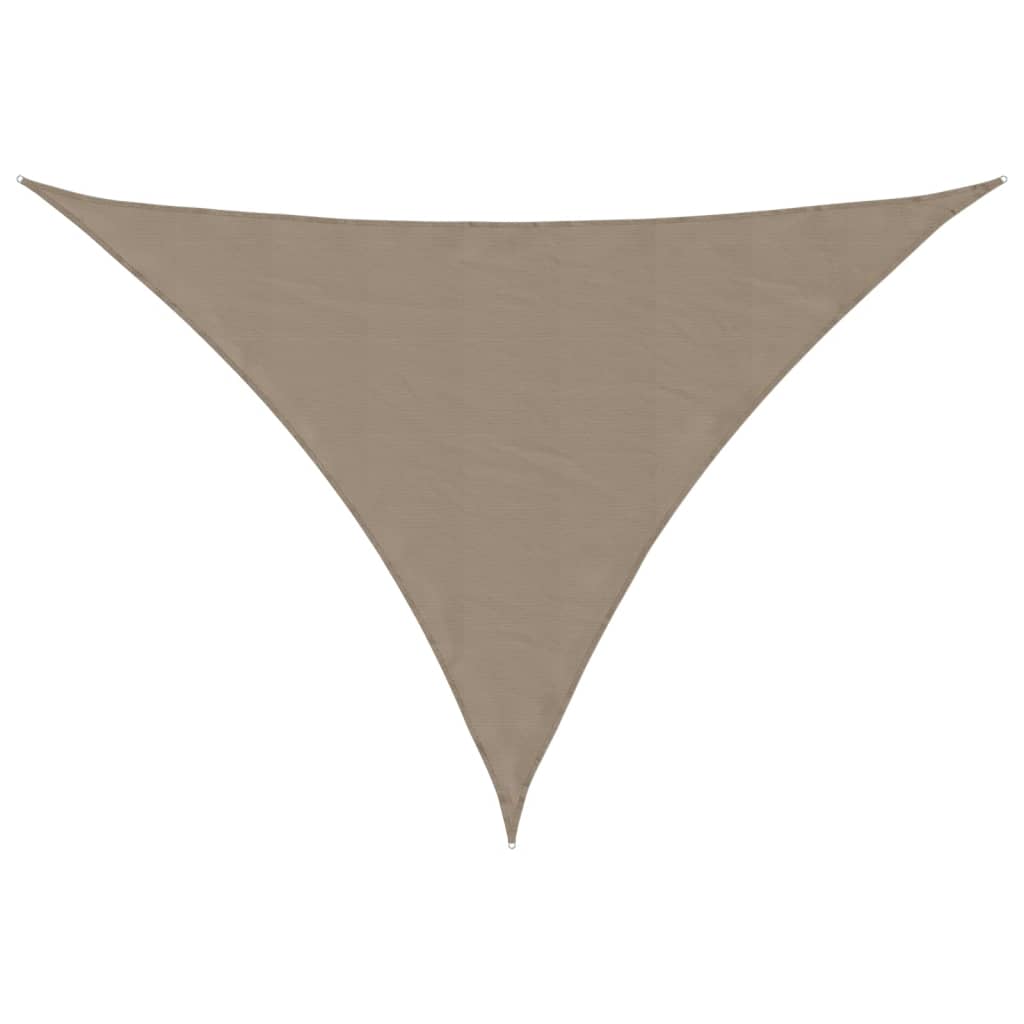 Voile Toile D'ombrage Parasol Tissu Oxford Triangulaire 4 X 5 X 5 M Taupe 02 0009894 97199501 Voile Toile D'ombrage Parasol Tissu Oxford Triangulaire 4 X 5 X 5 M Taupe 02 0009894 97199501