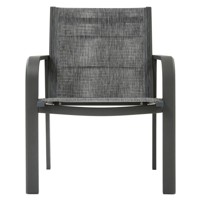 Salon de jardin Piazza 4 places gris graphite - Hespéride - 7