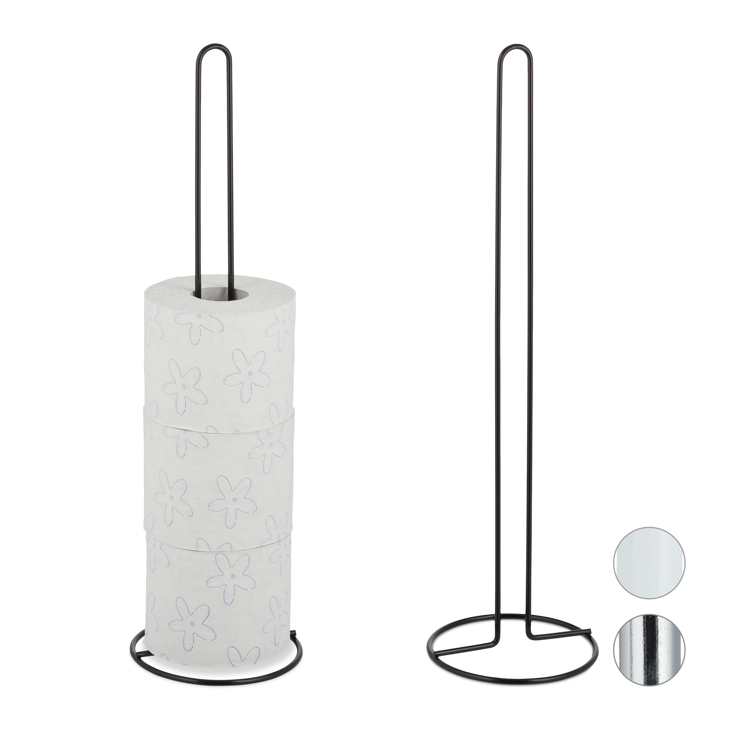 Support à rouleaux de rechange, lot de 4, pour 5 rouleaux papier chaque ...