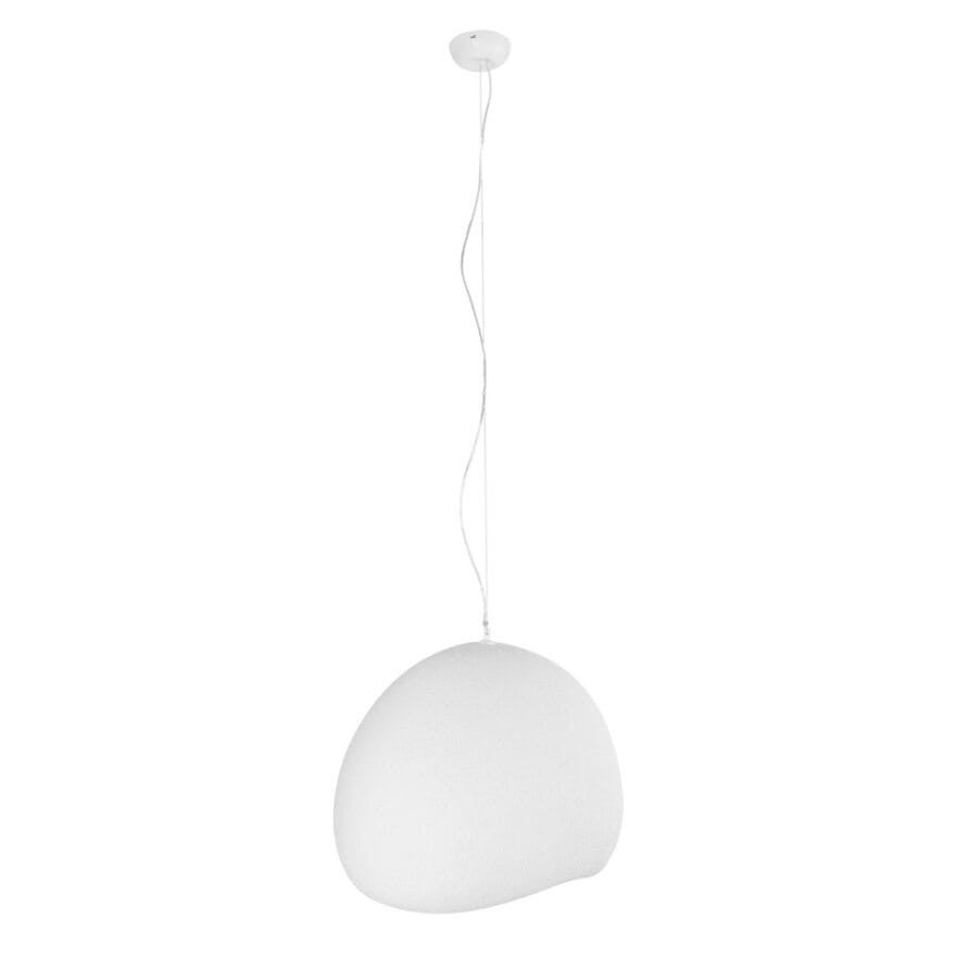 Lampa wisząca Pierre biała 1xE27x15W wym: 200 x 48 x 14 cm żywica Maxlight