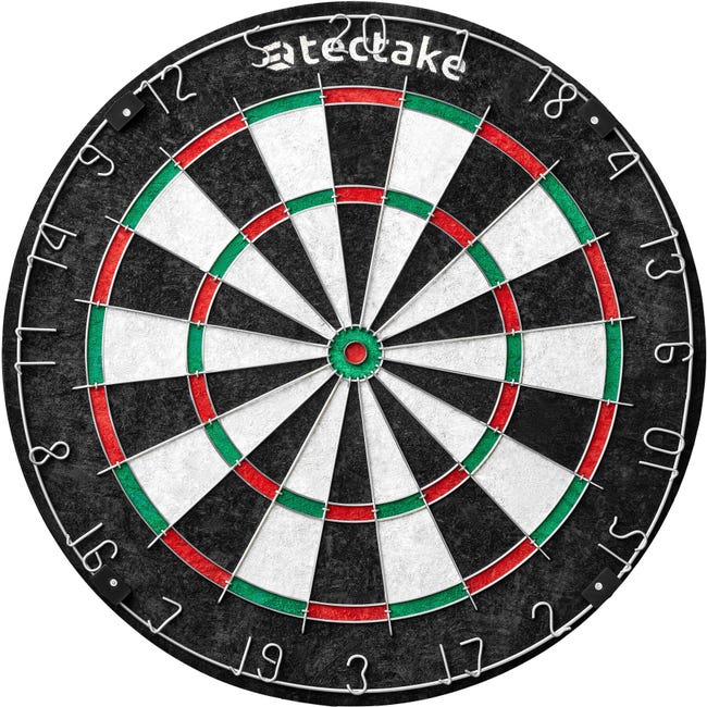 DartPro Bersaglio freccette - Bersaglio in sisal autorigenerante - Bersaglio con fili extra sottili - Bersaglio con 6 freccette professionali - Darts DartPro Bersaglio freccette - Bersaglio in sisal autorigenerante - Bersaglio con fili extra sottili - Bersaglio con 6 freccette professionali - Darts