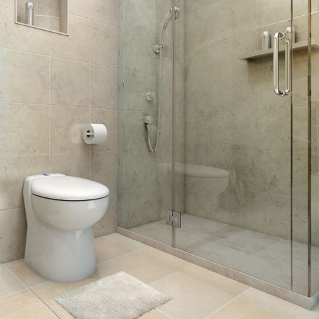 Watermatic WC broyeur compact W30SP abattant Bricoman