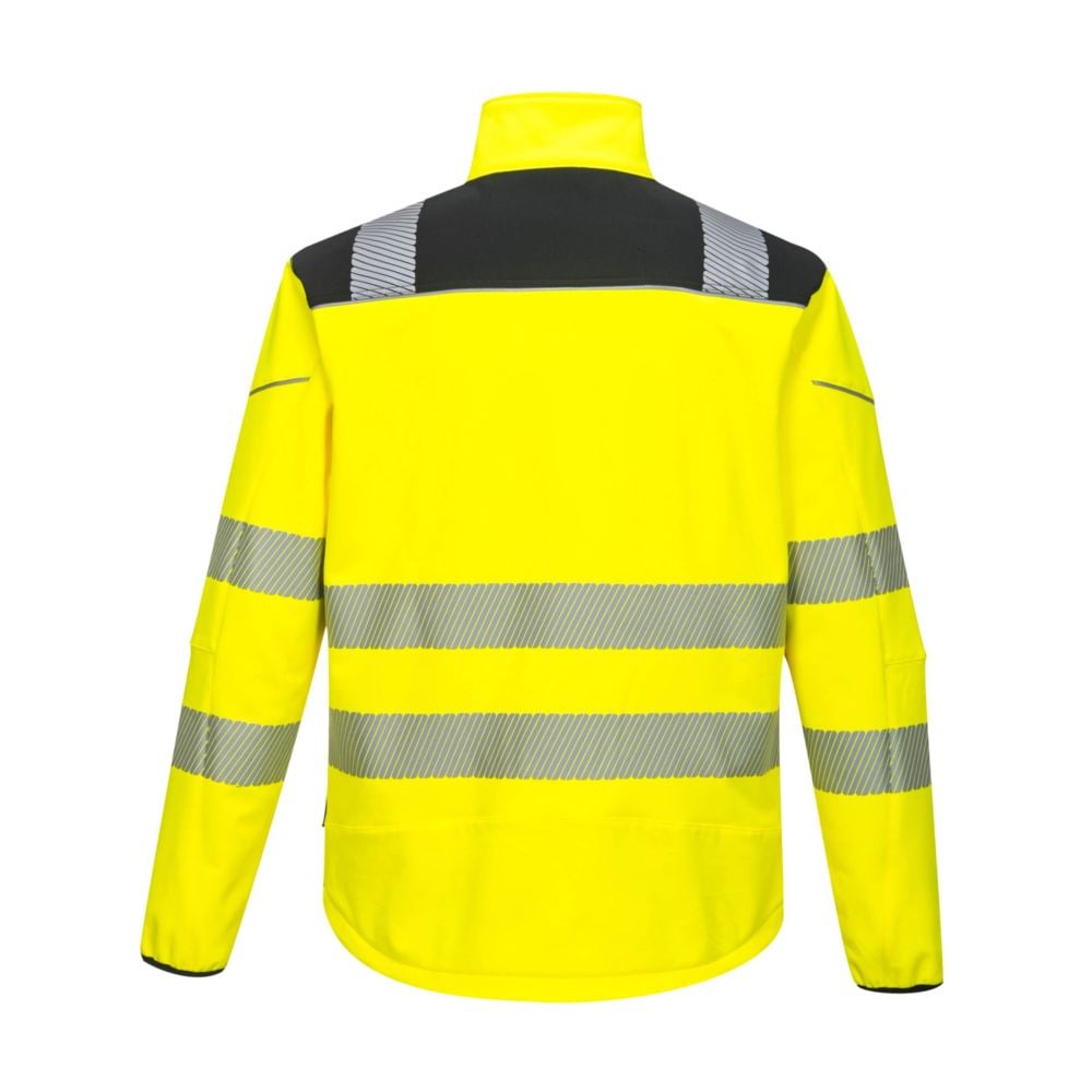 Veste de pluie softshell haute visibilité Portwest VISION Jaune / Noir L - 2