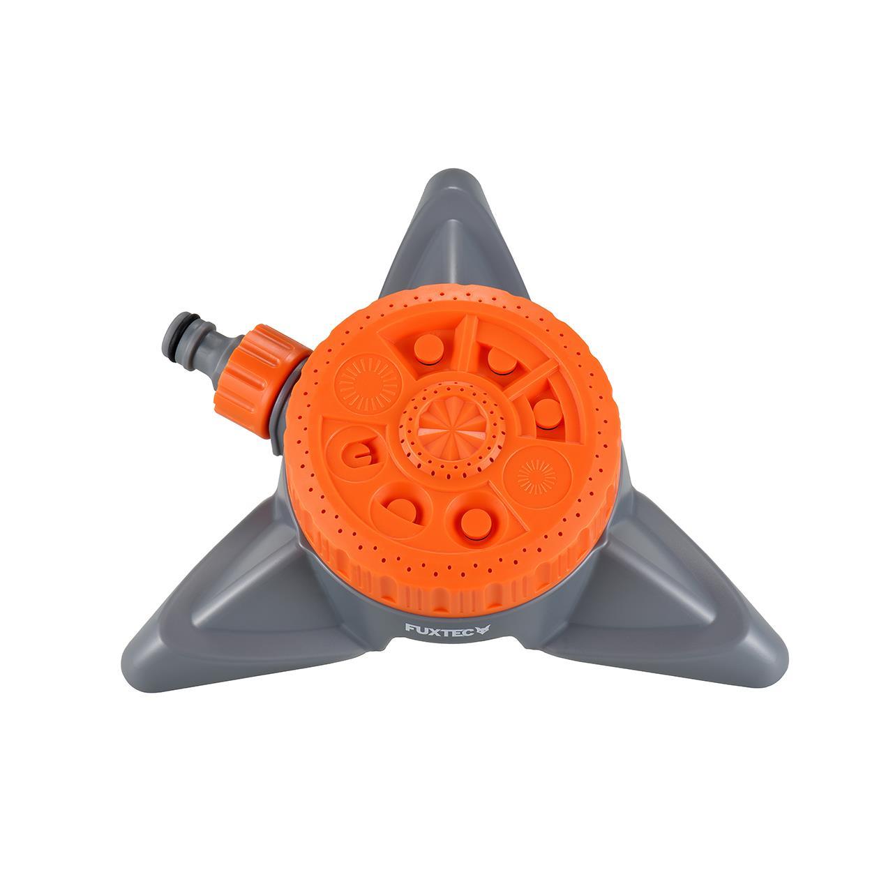 FUXTEC zraszacz 8-funkcyjny FX-8FRG1, nawadnianie do 50m², regulowane natryski